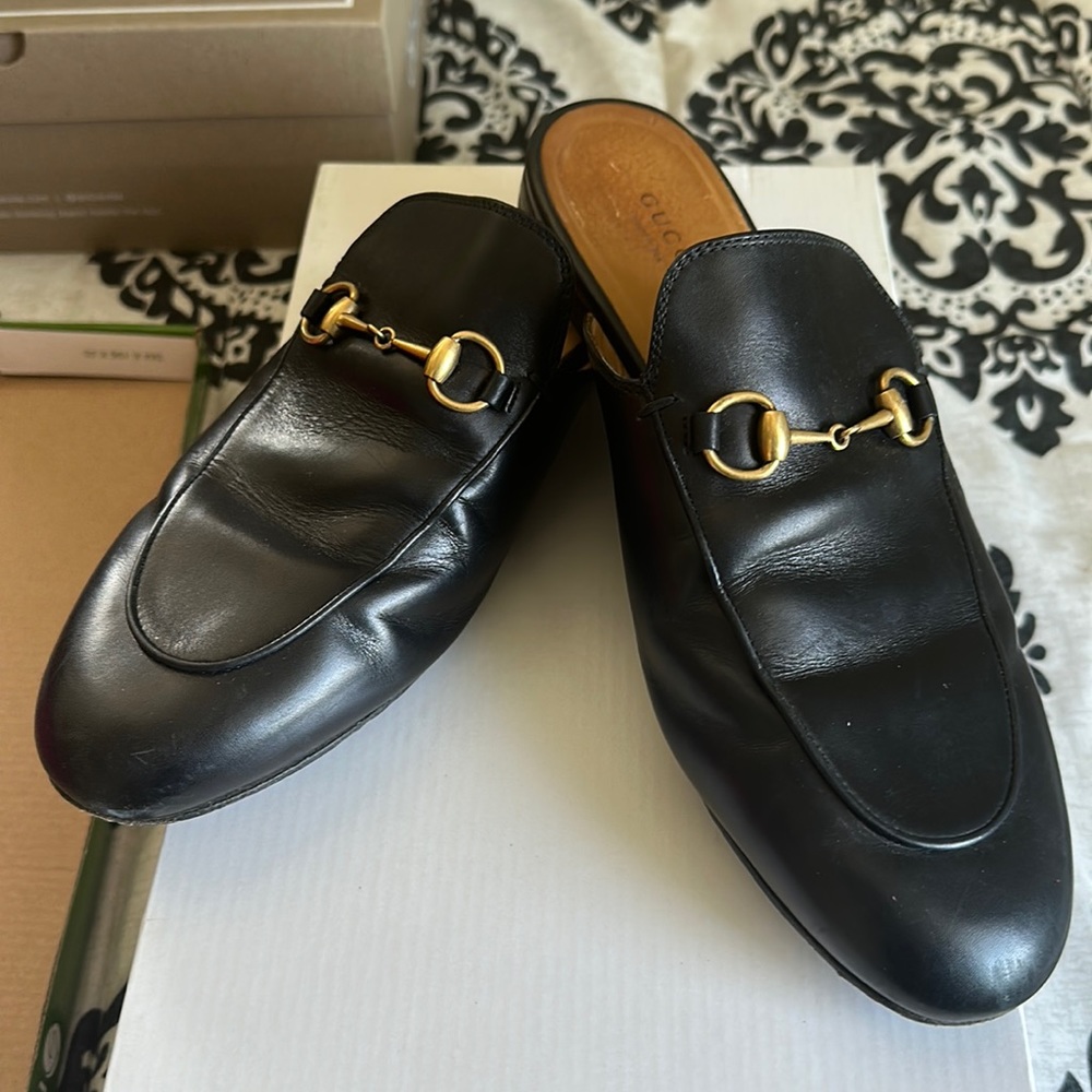 Gucci horsebit mules. Size 39.5.